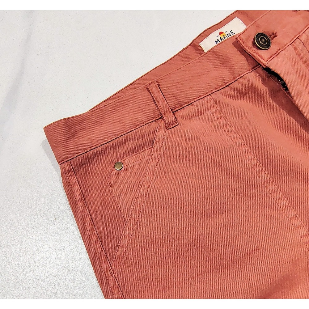 Marine Layer Men's Shorts Cargo Etruscan Red Chino 30 Casual Utility Hiking NWT - Picture 8 of 12